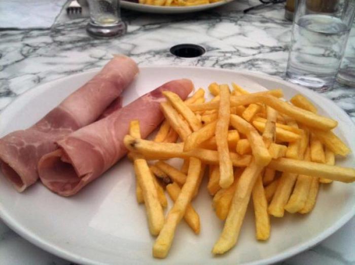 Jambon-frites