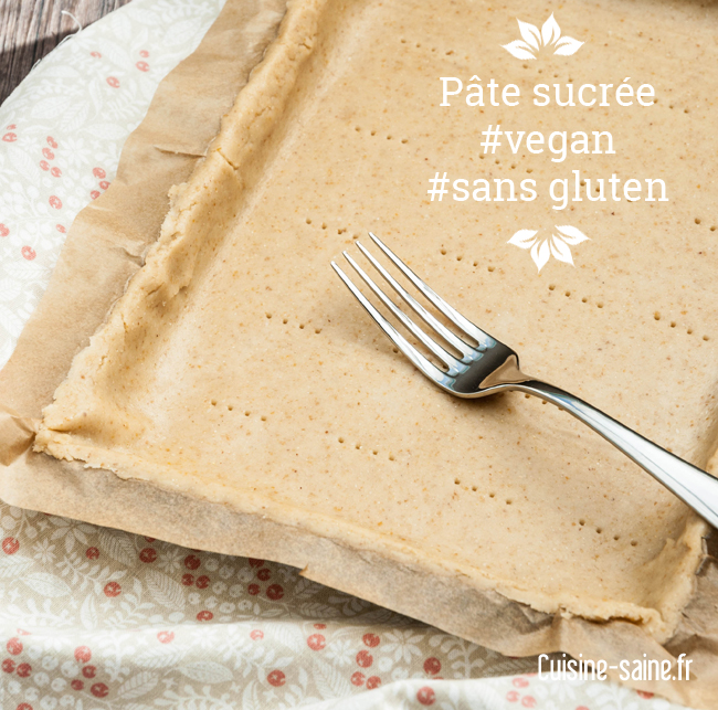 Pâte sucrée sans gluten et vegan Pâte-sucrée-sans-gluten-et-vegan