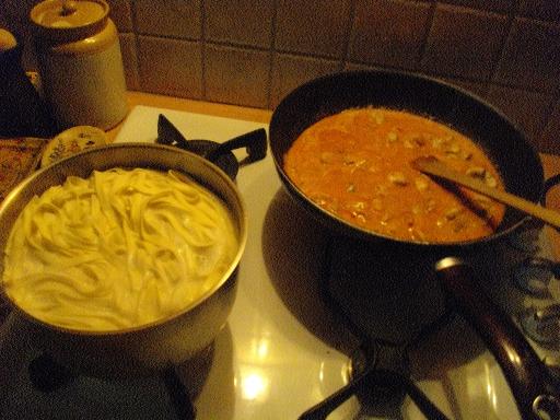 Tagliatelles aux noix de St Jacques