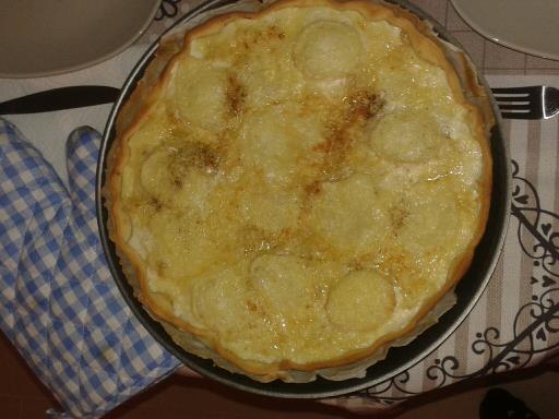 Tarte-au-chèvre-et-au-miel