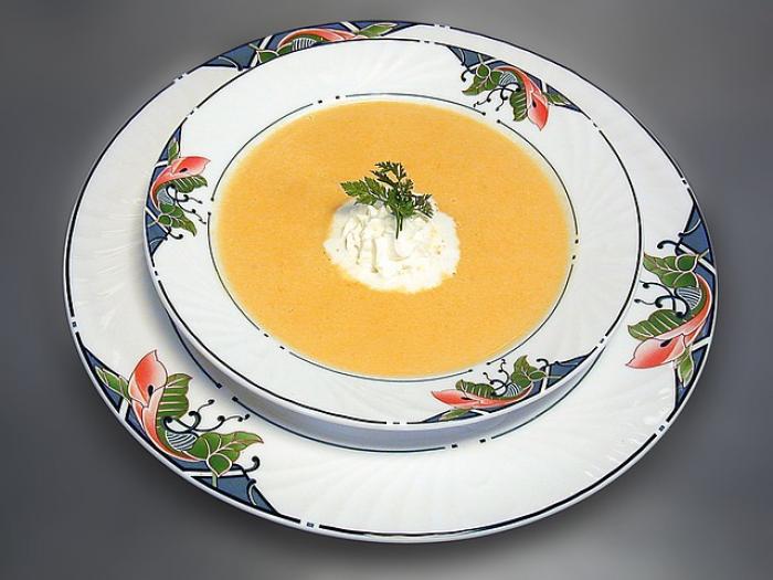 Potage à la courge et au gingembre 