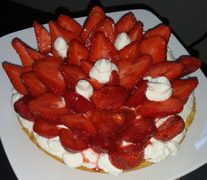 Tarte-aux-fraises,-sablé-breton,-mascarpone...