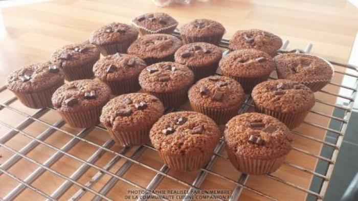 Muffins tout chocolat (mélaniesc)-companion Muffins-tout-chocolat-(mélaniesc)-companion