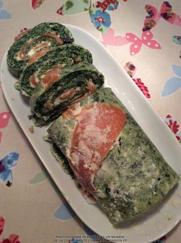 Roulé aux épinards et saumon fumé (llalla)-companion Roulé-aux-épinards-et-saumon-fumé-(llalla)-companion