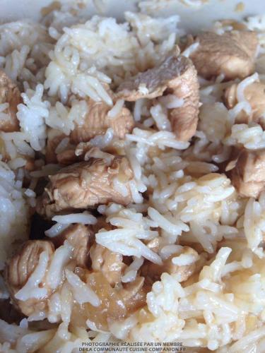 Sauté de volaille au gingembre, sauce soja et miel (valvanille)-companion