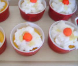 Iles flottantes aux fraises tagada-thermomix