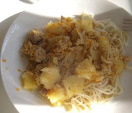 Nouilles chinoises au porc et à l'ananas-thermomix Nouilles-chinoises-au-porc-et-à-l'ananas-thermomix