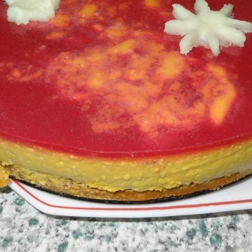 Bavarois à la mangue et à la groseille-thermomix Bavarois-à-la-mangue-et-à-la-groseille-thermomix