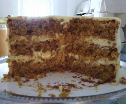 Carrot cake (gâteau à la carotte) et son glaçage cream cheese-thermomix