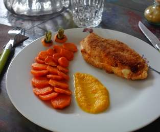 Cordon-bleu-au-chorizo-et-ses-carottes-thermomix