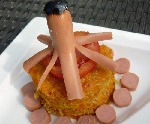 Pieuvre de knacki sur millefeuille surprise-thermomix Pieuvre-de-knacki-sur-millefeuille-surprise-thermomix