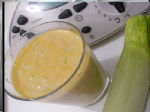 Potage crémeux aux poireaux-thermomix