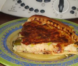 Tarte aux poireaux, thon et moutarde-thermomix Tarte-aux-poireaux,-thon-et-moutarde-thermomix