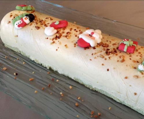 Bûche-de-noël-passion-abricot-thermomix