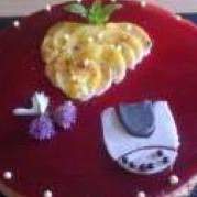 Bavarois rhubarbe sur lit de speculos-thermomix Bavarois-rhubarbe-sur-lit-de-speculos-thermomix