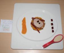 Filet mignon et sa garniture de légumes d'automne accompagnés de son chutney-thermomix