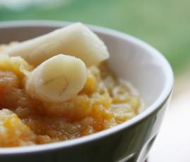 Purée de salsifis à la carotte et au poireau {6-12 mois}-thermomix