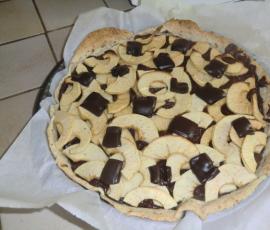 Tarte brisée amandine pommes-chocolat-thermomix Tarte-brisée-amandine-pommes-chocolat-thermomix