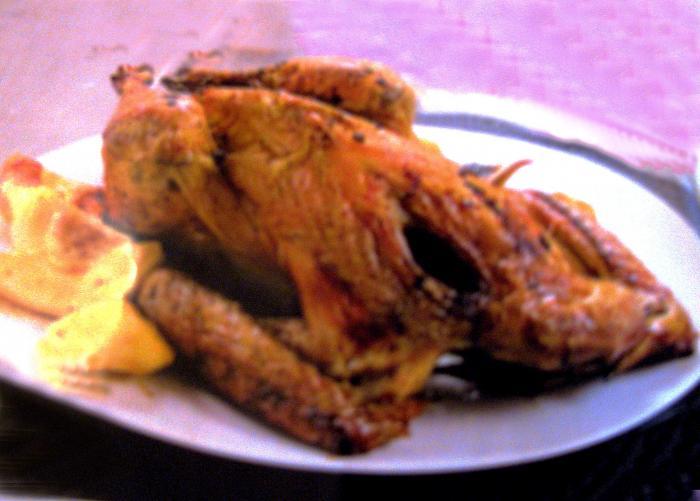 Chapon farci aux poires, sauce aux figues Chapon-farci-aux-poires,-sauce-aux-figues