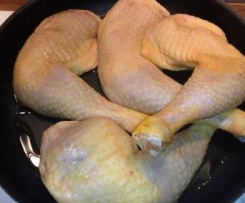 Cuisses de poulet sauce champignons et ses légumes (variante caroline2707)-thermomix