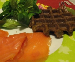 Gaufre à la patate douce, recette à bas indice glycémique-thermomix
