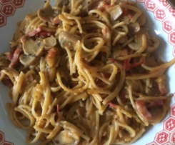 One pot pasta champignons tomates basilic-thermomix One-pot-pasta-champignons-tomates-basilic-thermomix