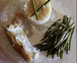 Riz créole et escalopes poulet curry coco banane-thermomix Riz-créole-et-escalopes-poulet-curry-coco-banane-thermomix