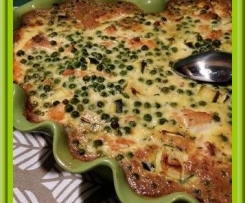 Clafoutis au saumon, courgettes et petits pois-thermomix Clafoutis-au-saumon,-courgettes-et-petits-pois-thermomix