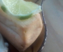 Financiers au citron vert et saumon fume a la farine de riz-thermomix