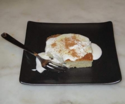 Flan sucré courgette/coco/cannelle avec sa crème coco-thermomix