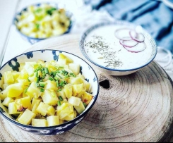 Pommes de terre, sauce à la crème d'aneth-thermomix