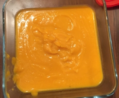 Velouté de butternut carrote pomme et curry + lait de coco-thermomix