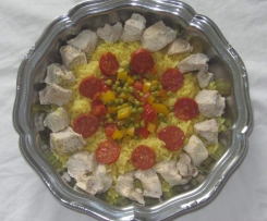 Riz aux couleurs du soleil
