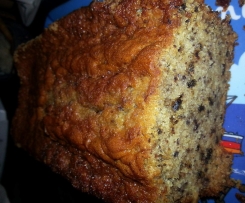 Cake à la banane et noix