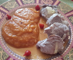Filet mignon et sa purée de patates douces
