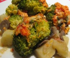Gratin de brocolis/pommes de terre