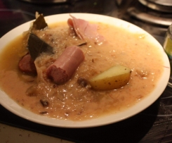 Kapustnica : soupe slovaque à la choucroute