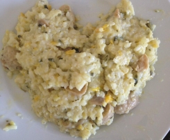Risotto poivron/courgette/champignons Risotto-poivron/courgette/champignons