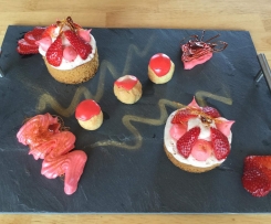 Sables creme a la fraise