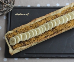 Tarte banane et chocolat