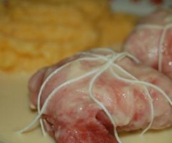 Paupiettes de jambon au poulet sauce crémeuse