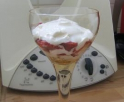 Trifle aux fraises, citron et mascarpone
