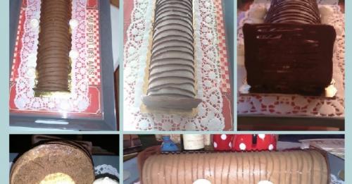 Bûche chocolat vanille fève tonka