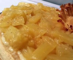 Tarte ananas-passion