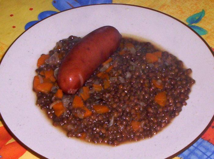 Lentilles-aux-saucisses