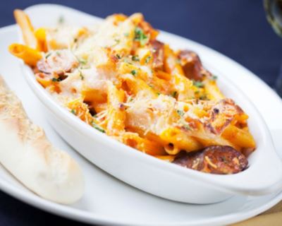 Gratin-de-penne-au-aubergines