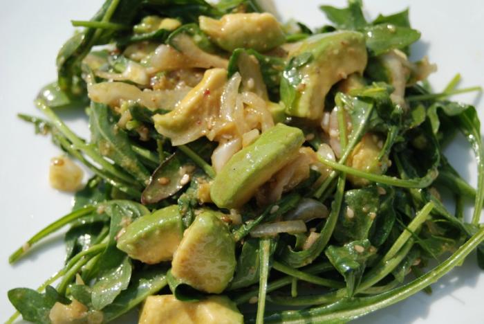 Salade-roquette-avocats