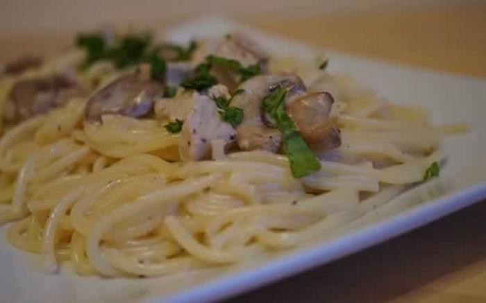 Spaghettis-à-la-forestière