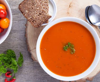 Soupe-de-tomates-au-pistou