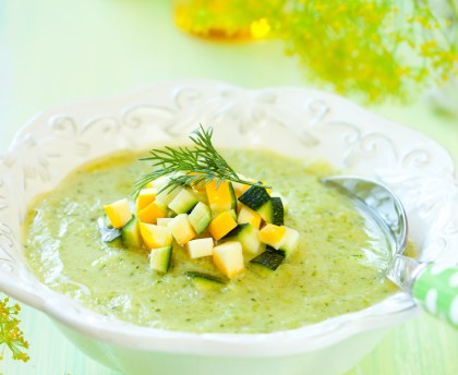 Soupe-de-courgettes-au-chèvre